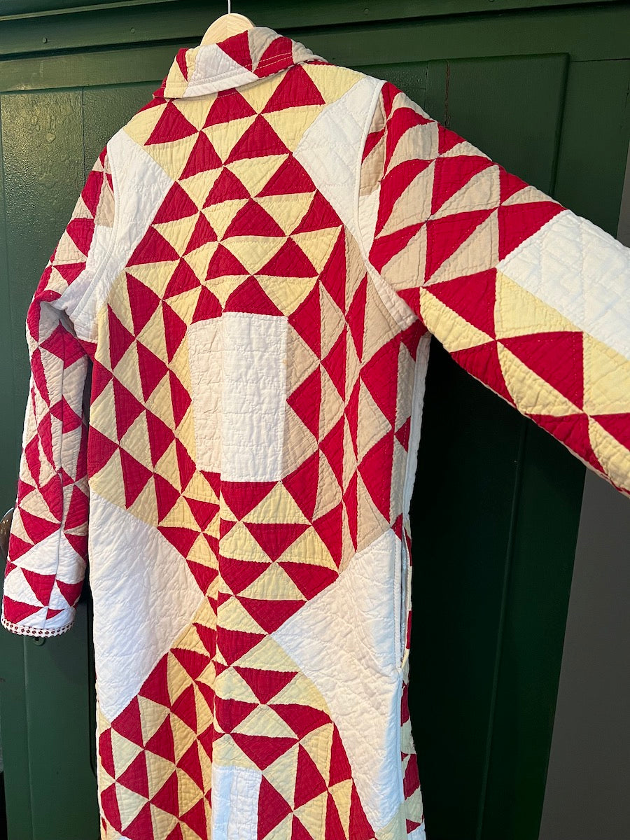 Ocean Waves Duster length chore coat