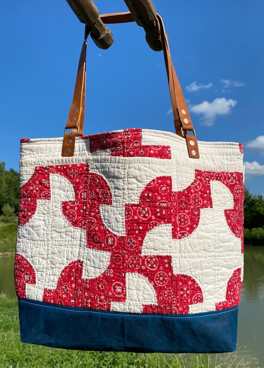 Drunkards Path Quilt Bag (large)