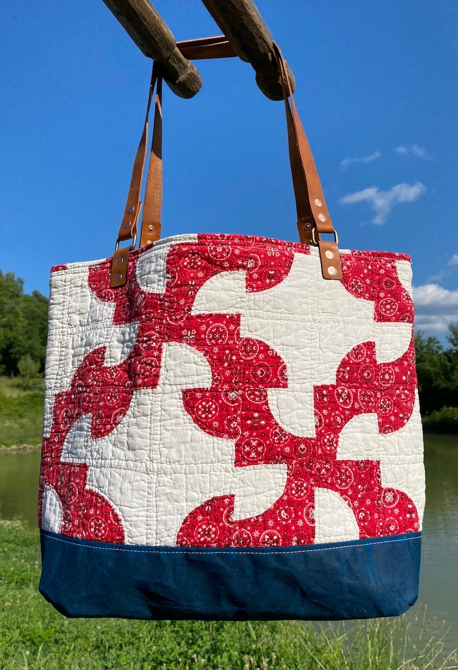Drunkards Path Quilt Bag (large)