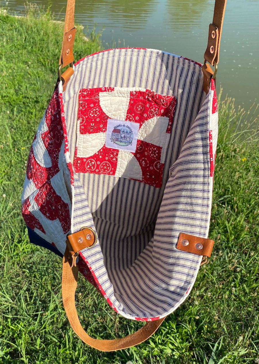 Drunkards Path Quilt Bag (large)