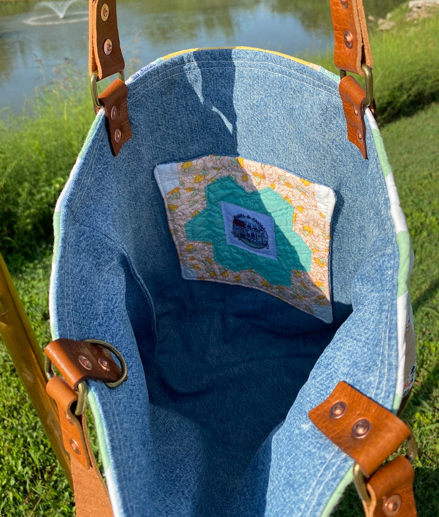 Grandmother's Flower Garden Quilt Bag (Small)
