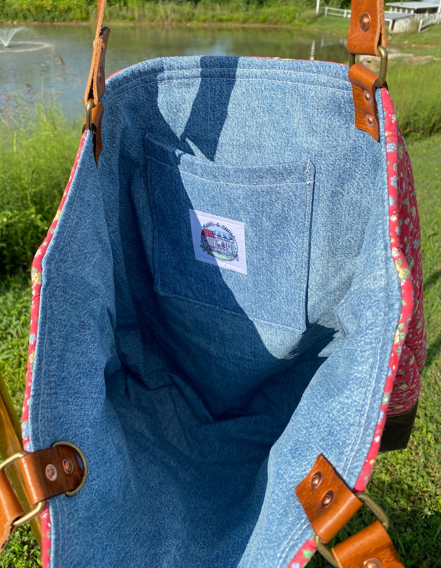 Feed Sack and Quilt - Large Quilt Bag