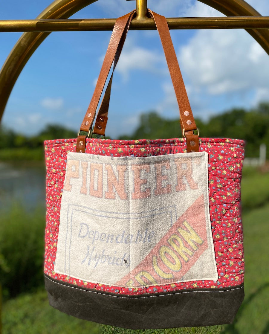 Feed Sack and Quilt - Large Quilt Bag