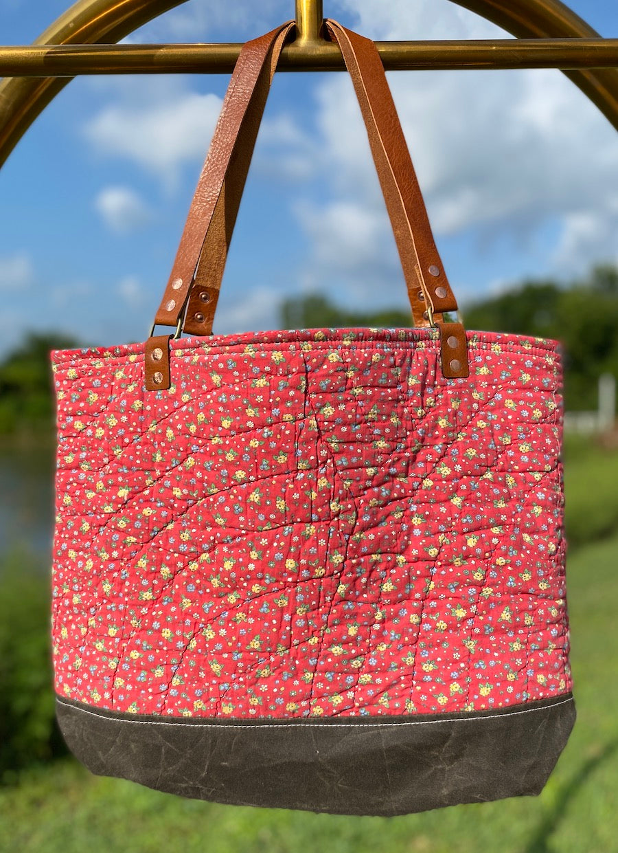 Feed Sack and Quilt - Large Quilt Bag