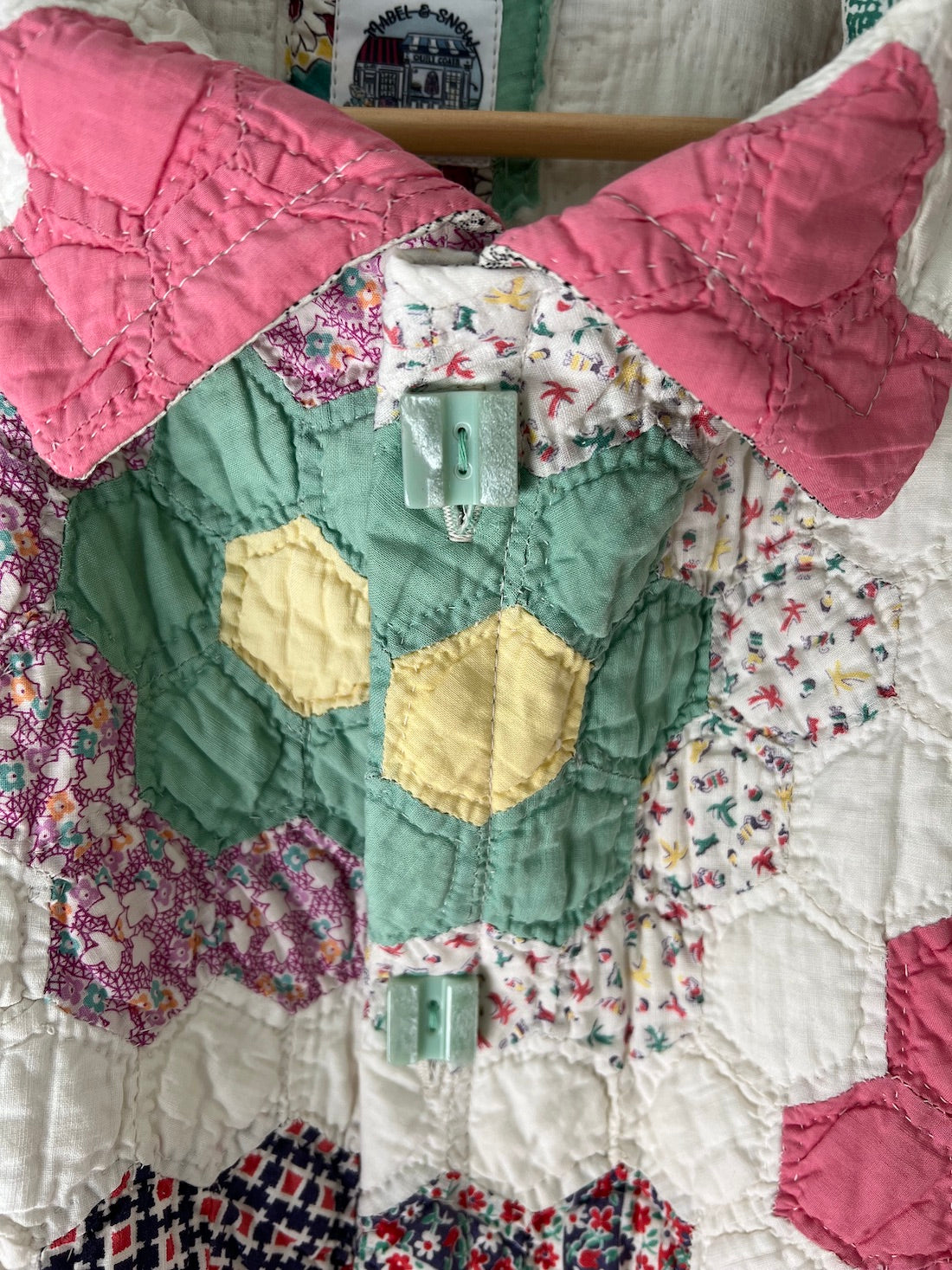 Flower Garden Diamond Fields Duster Chore Coat