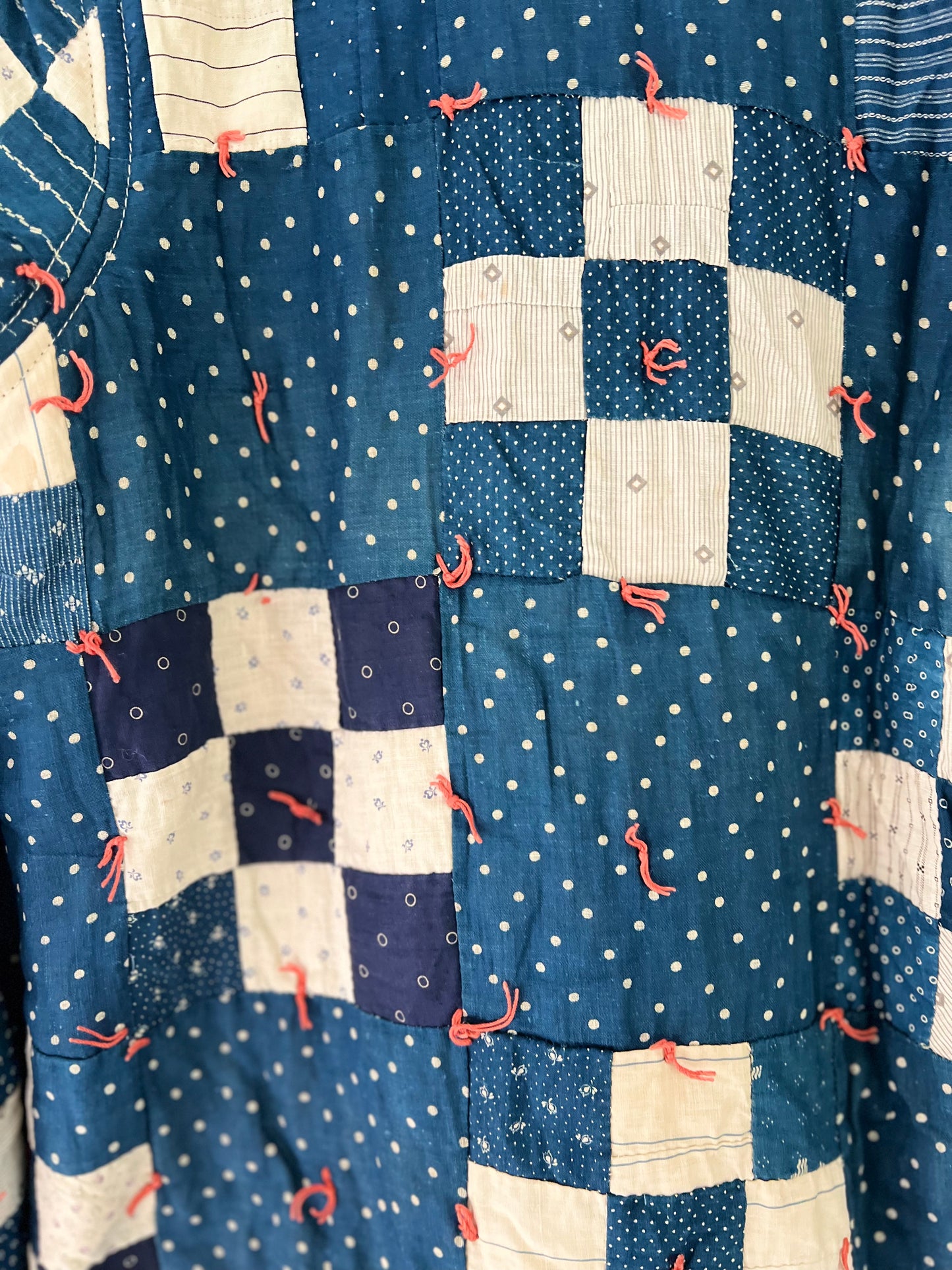 Antique Indigo 9 Patch Mid Length
