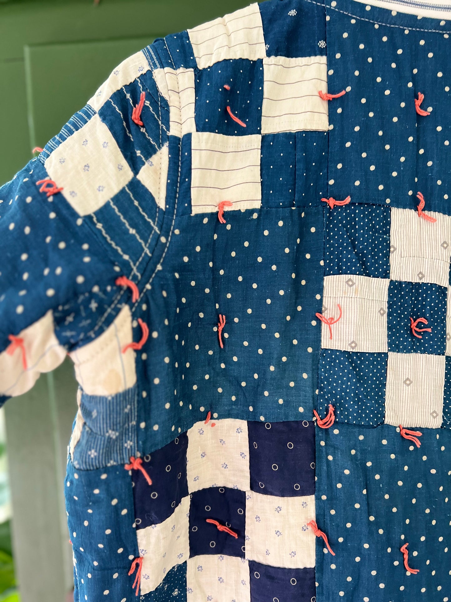 Antique Indigo 9 Patch Mid Length