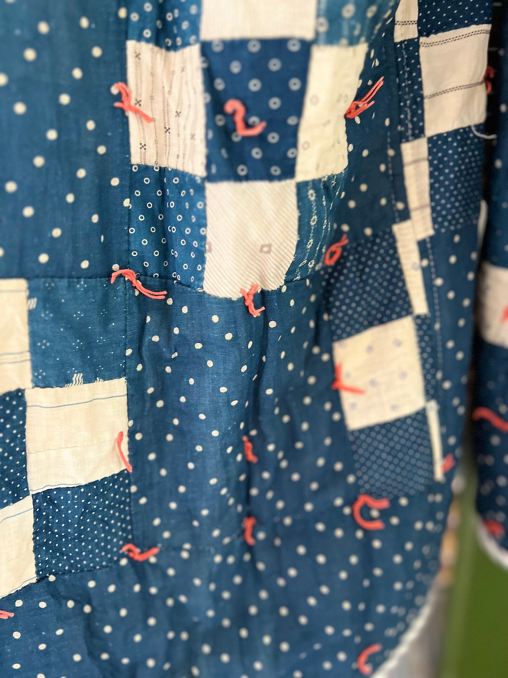 Antique Indigo 9 Patch Mid Length