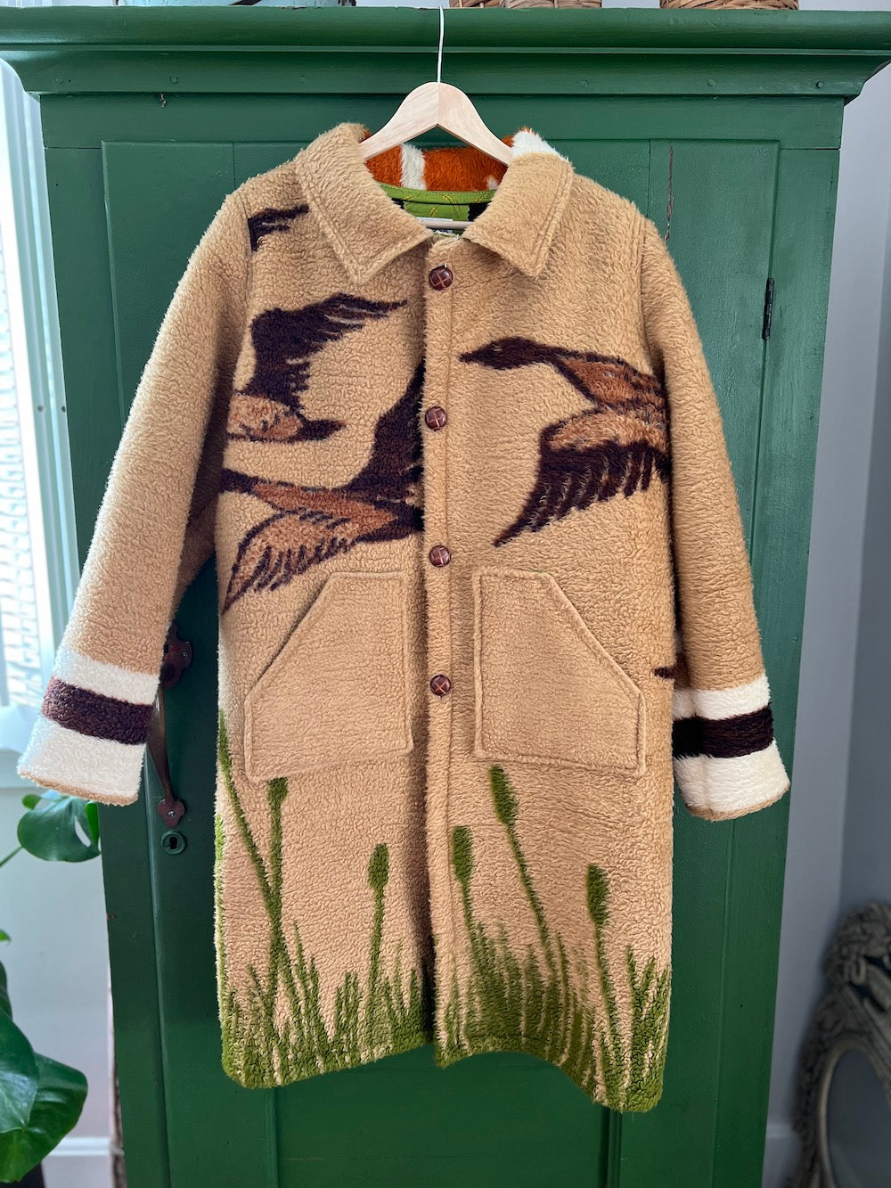 Flying Geese Blanket Coat