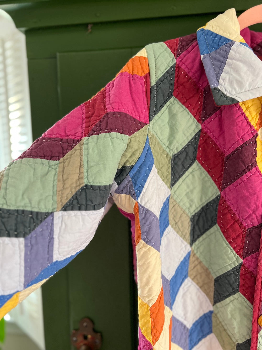 Tumbling Blocks Duster Coat