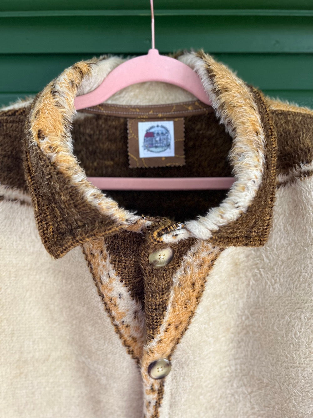 Horses Blanket Coat With Removable Collar and Cuffs