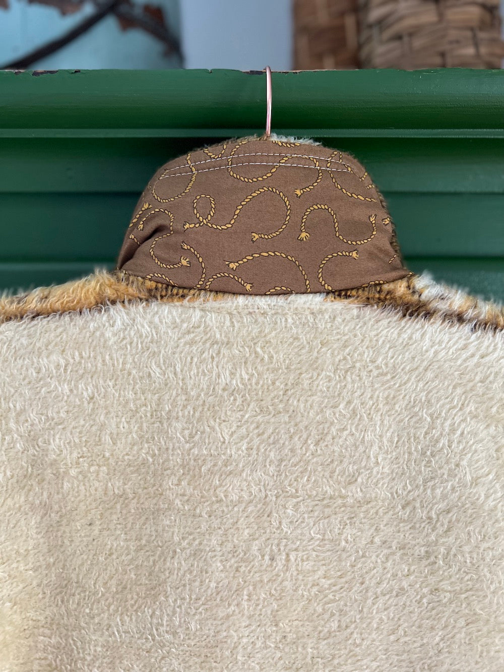 Horses Blanket Coat With Removable Collar and Cuffs