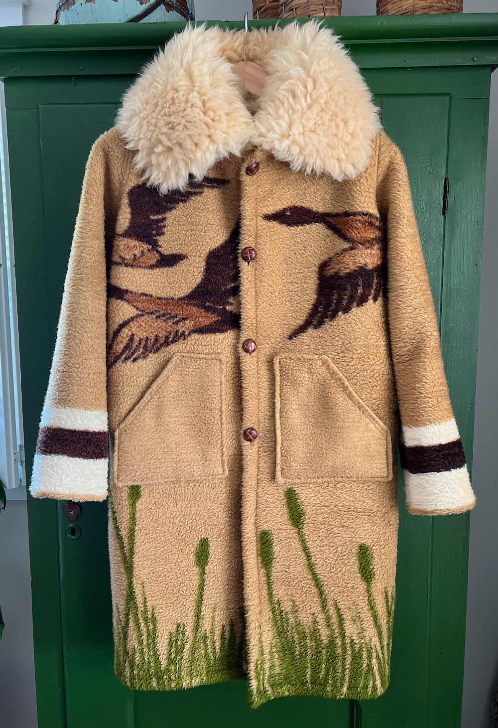 Flying Geese Blanket Coat
