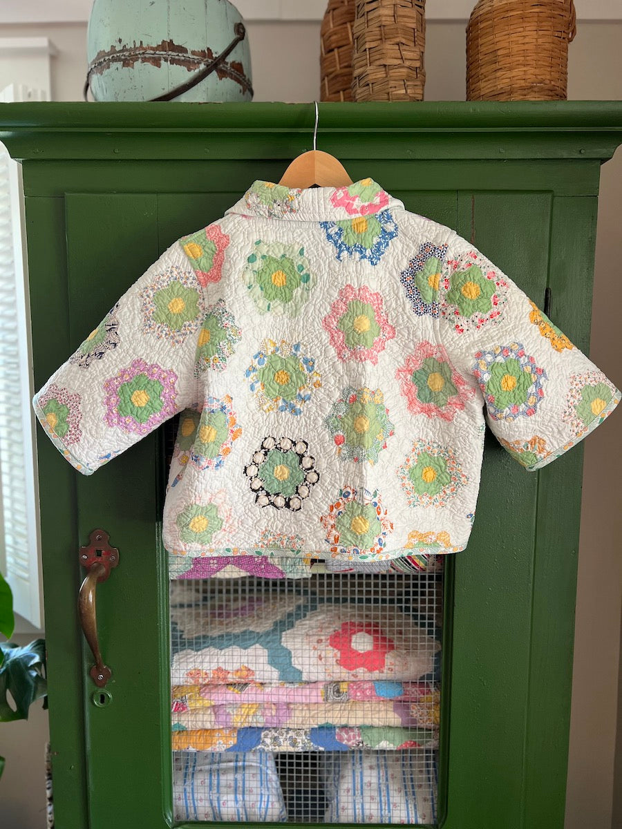 Grandmother's Flower Garden Short Sleeve Jacket