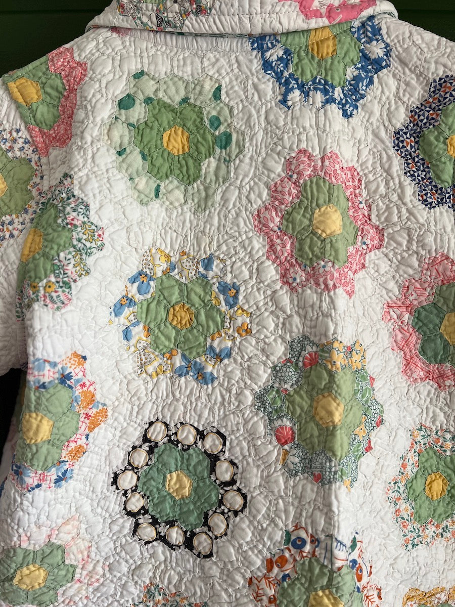 Grandmother's Flower Garden Short Sleeve Jacket