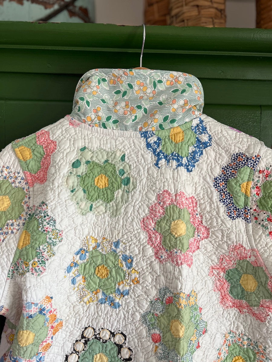 Grandmother's Flower Garden Short Sleeve Jacket