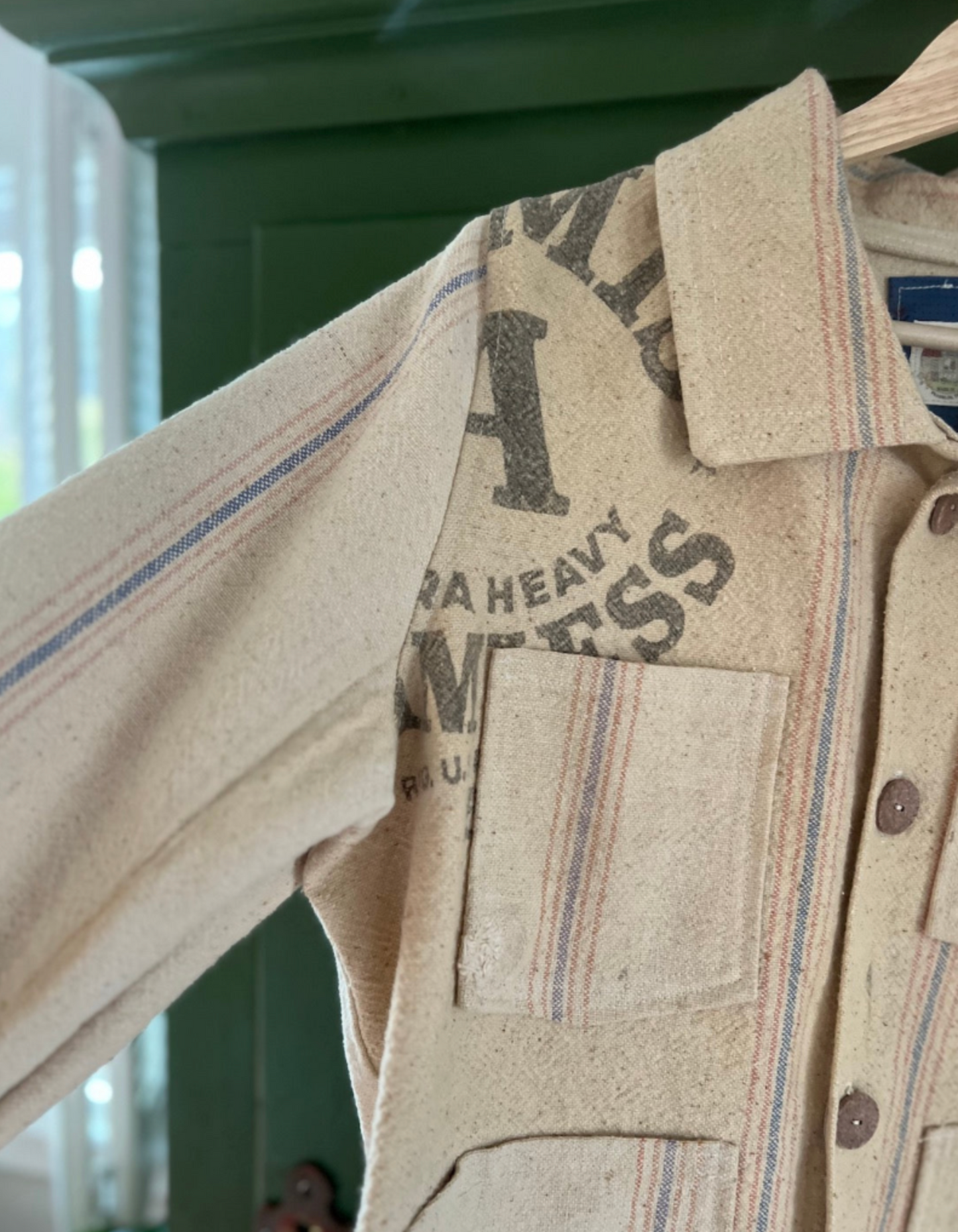 Feed sack Vintage Coat
