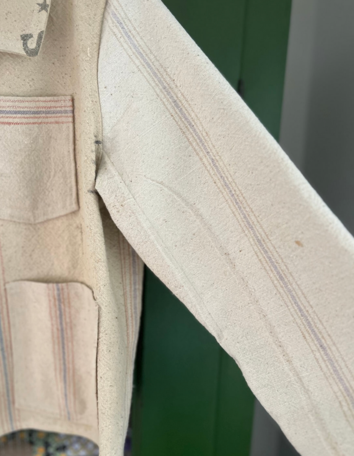 Feed sack Vintage Coat