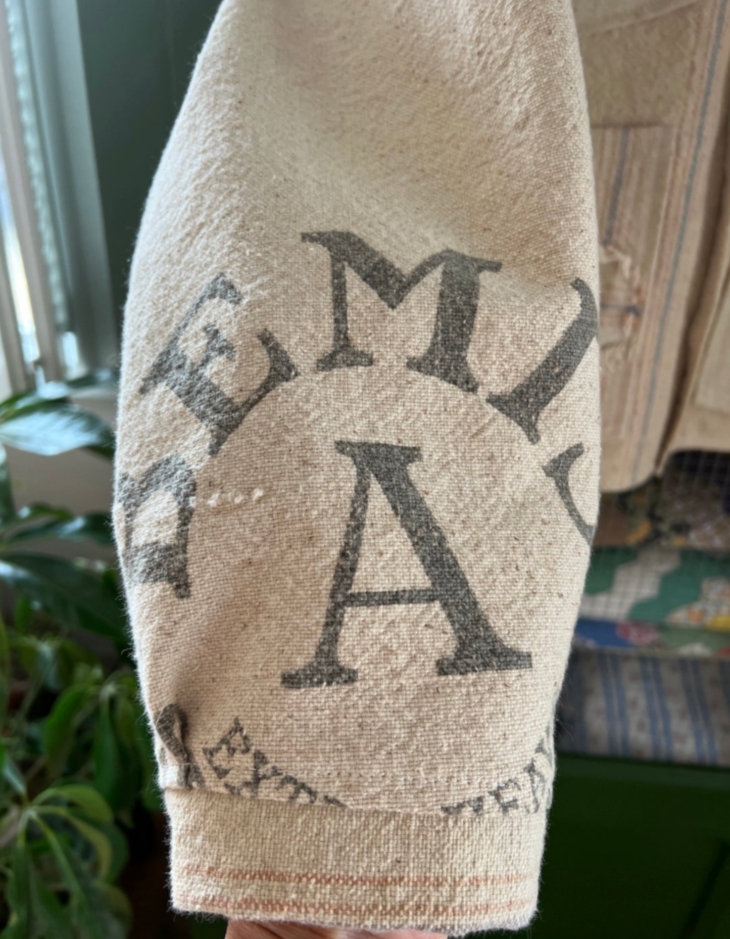 Feed sack Vintage Coat