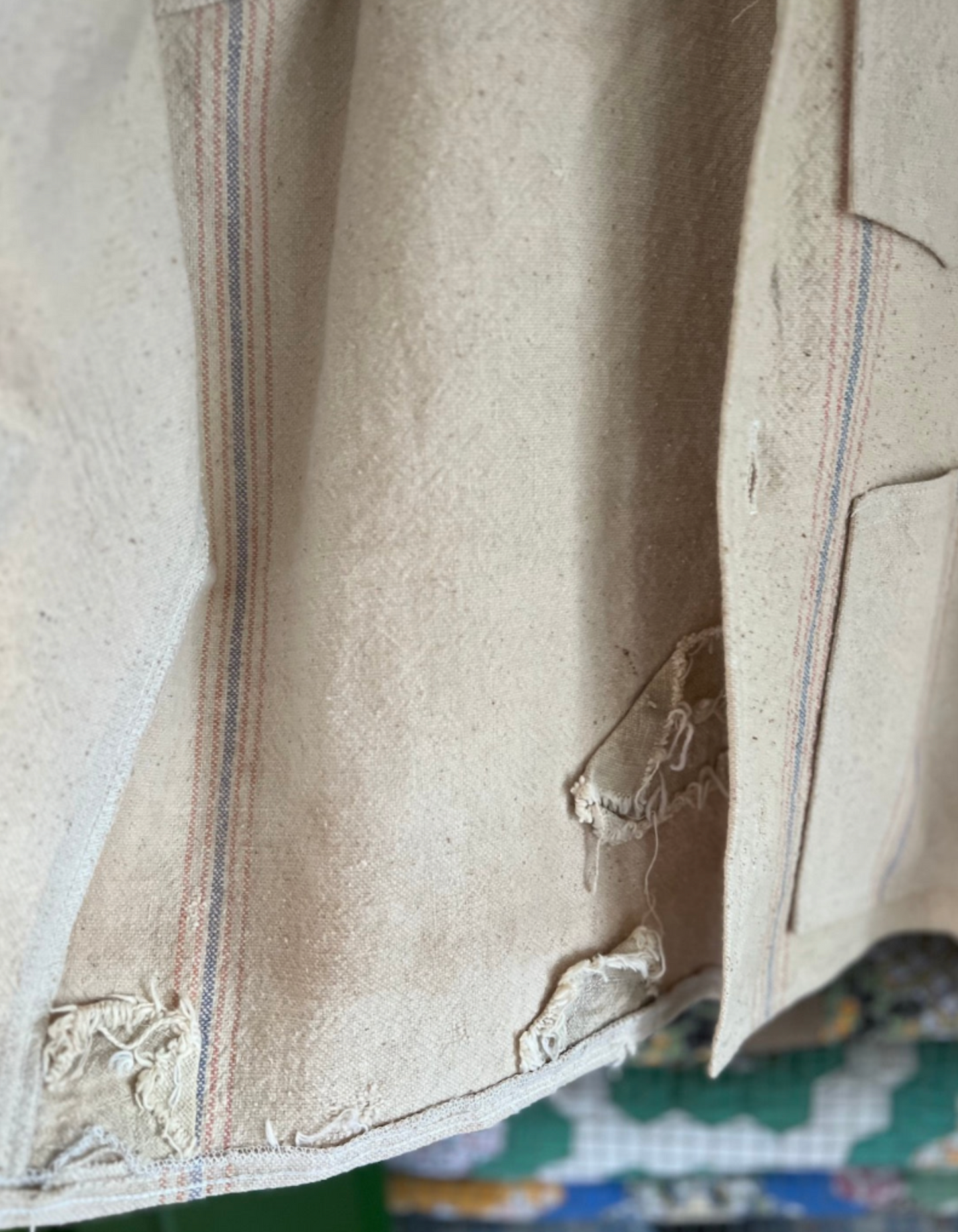 Feed sack Vintage Coat