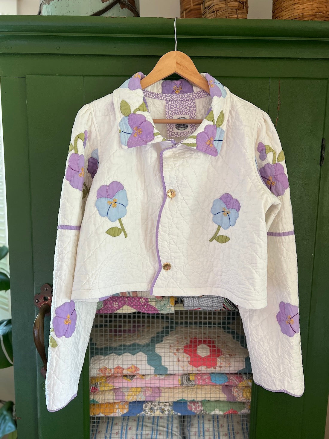 Puff Sleeve Pansy Jacket