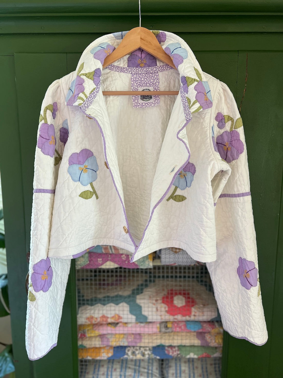 Puff Sleeve Pansy Jacket