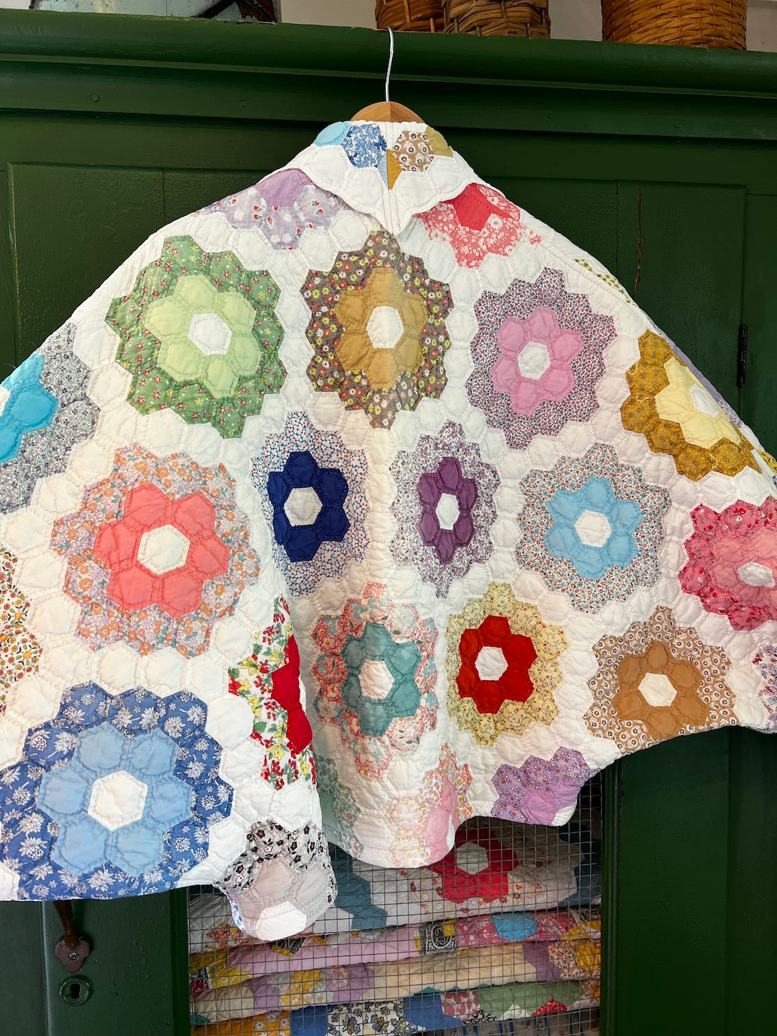 Grandmothers Flower Garden Hummingbird Jacket