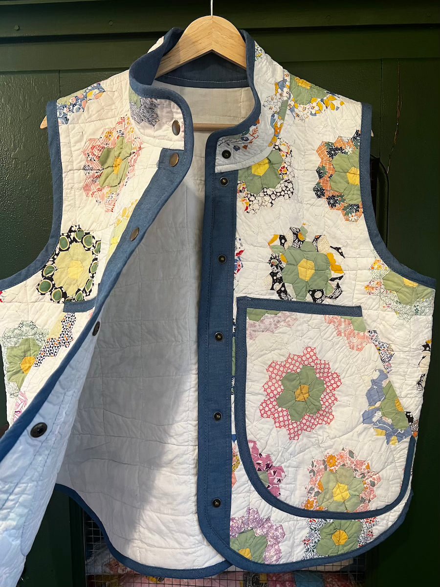 Grandmothers Flower Garden Flora Vest