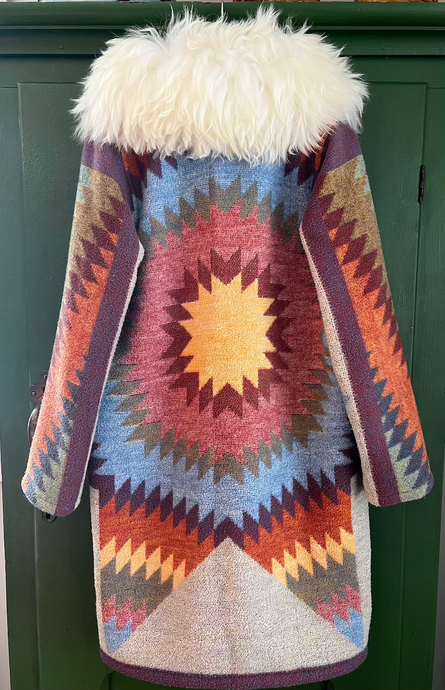 Lone Star Blanket Coat With Removable Collar