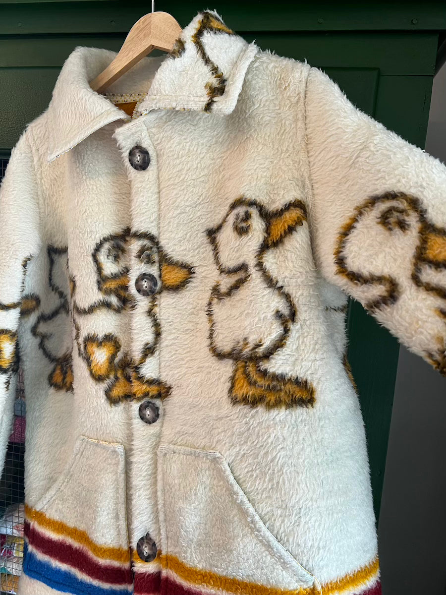 Baby Duck Blanket Coat with Removable Collar