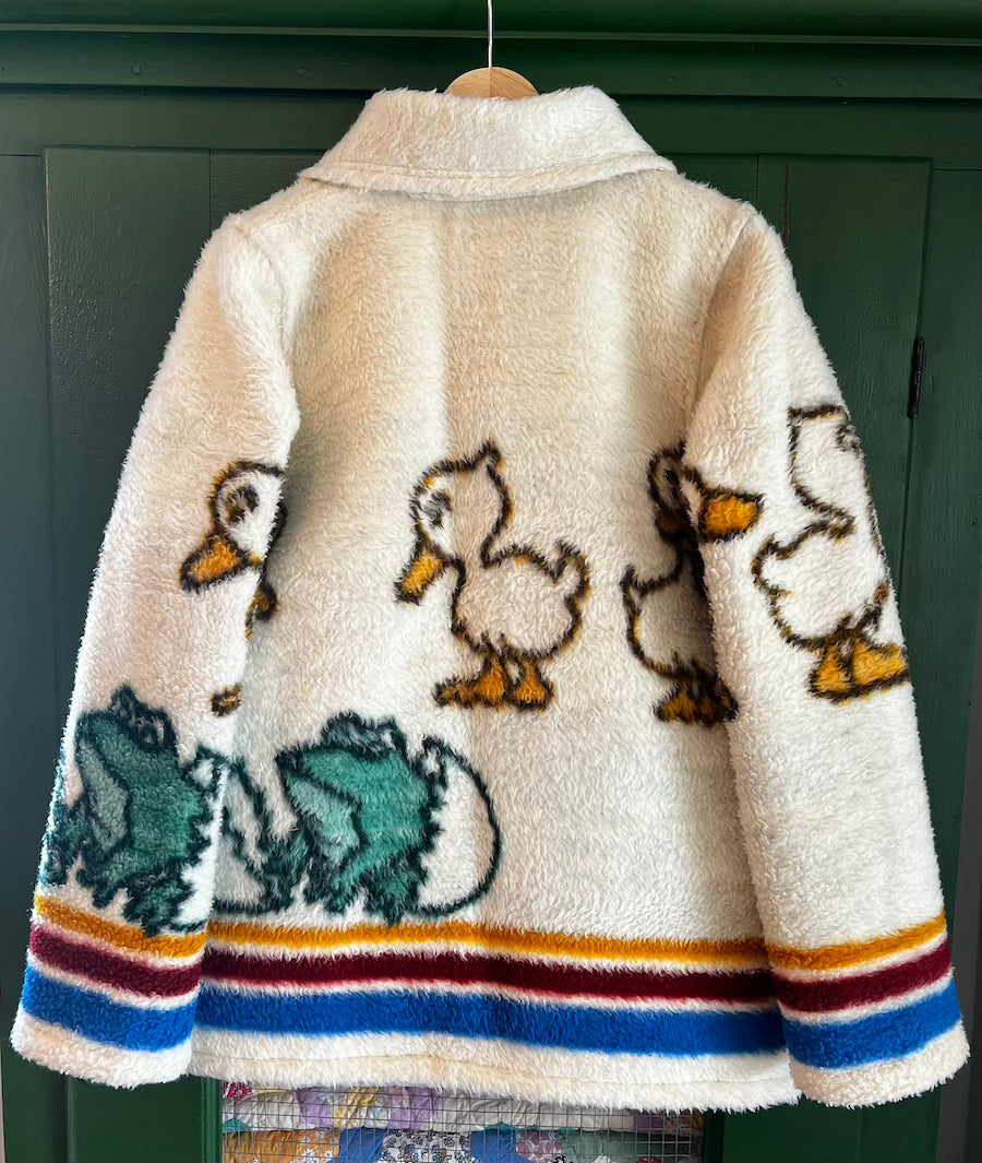 Baby Duck Blanket Coat with Removable Collar