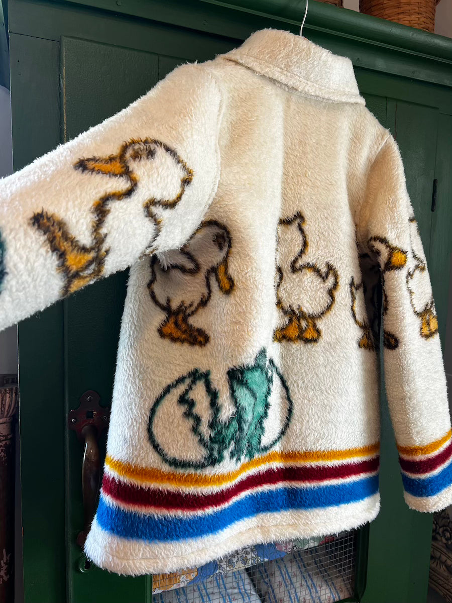 Baby Duck Blanket Coat with Removable Collar