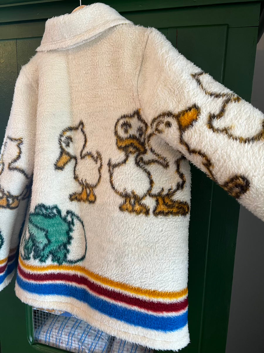 Baby Duck Blanket Coat with Removable Collar