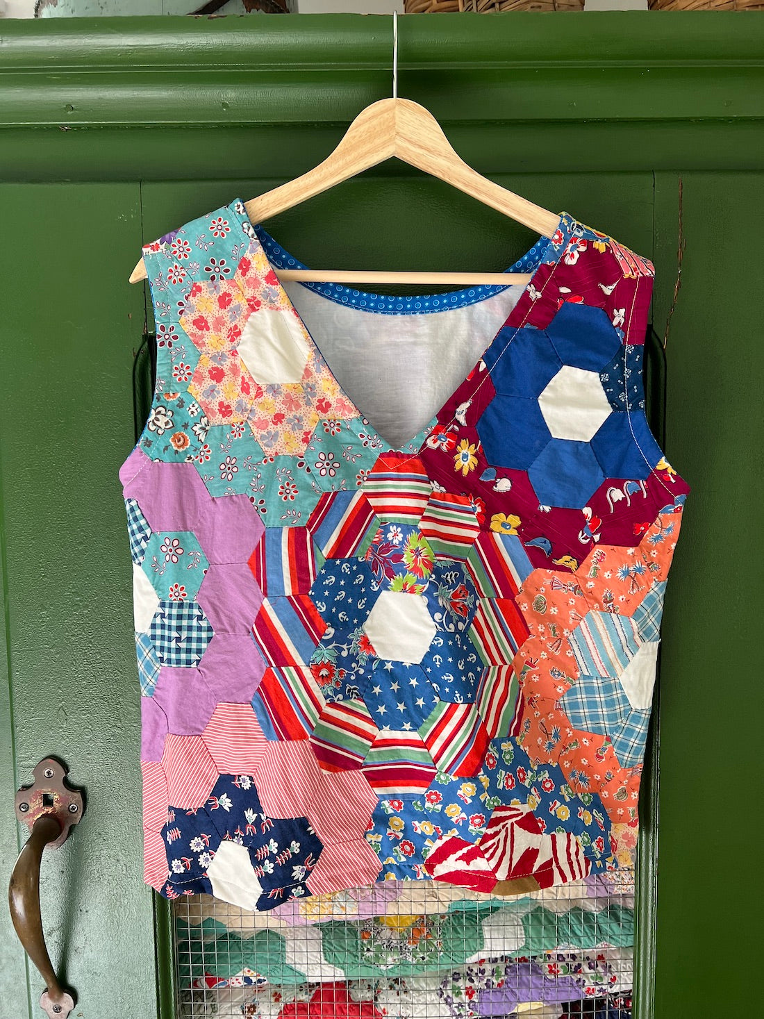 Flower Garden Quilt Top Tank