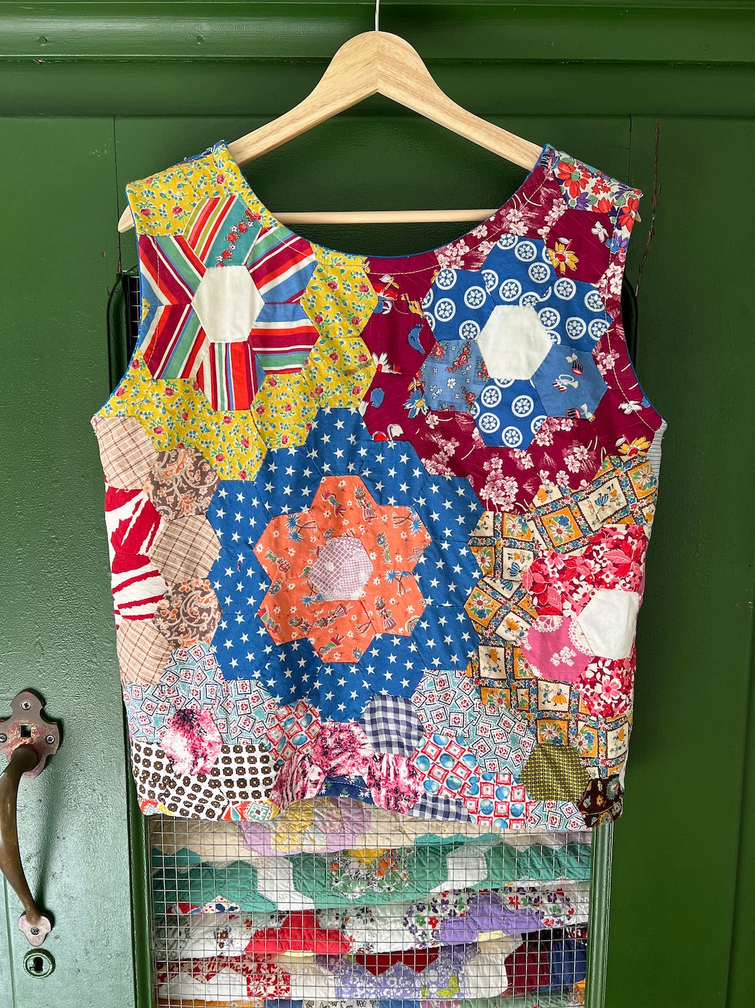 Flower Garden Quilt Top Tank