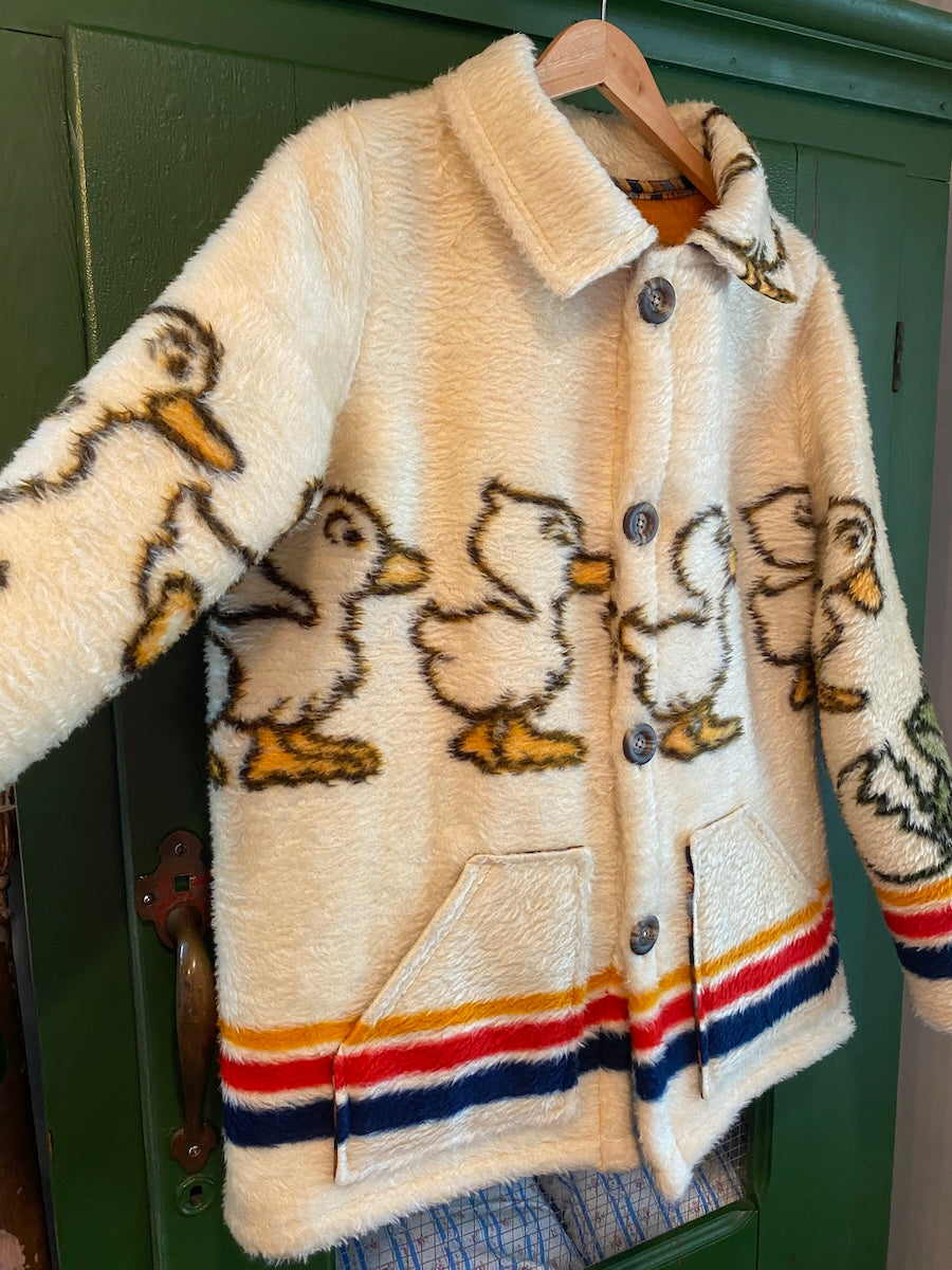 Baby Duck Blanket Coat With Removable Collar