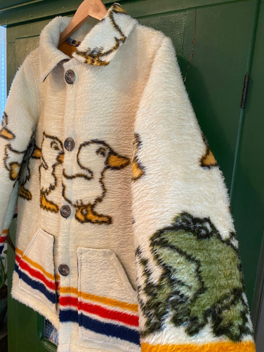 Baby Duck Blanket Coat With Removable Collar