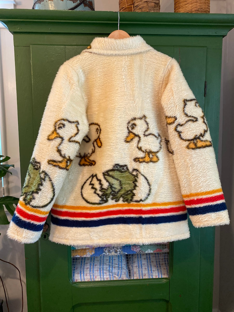 Baby Duck Blanket Coat With Removable Collar