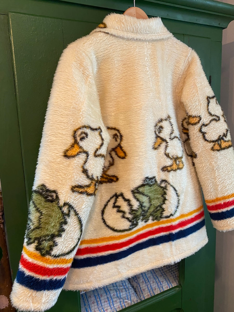 Baby Duck Blanket Coat With Removable Collar