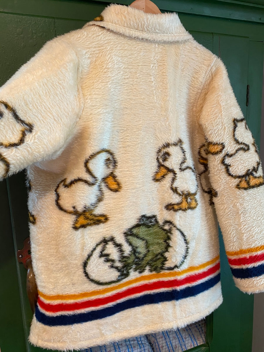 Baby Duck Blanket Coat With Removable Collar