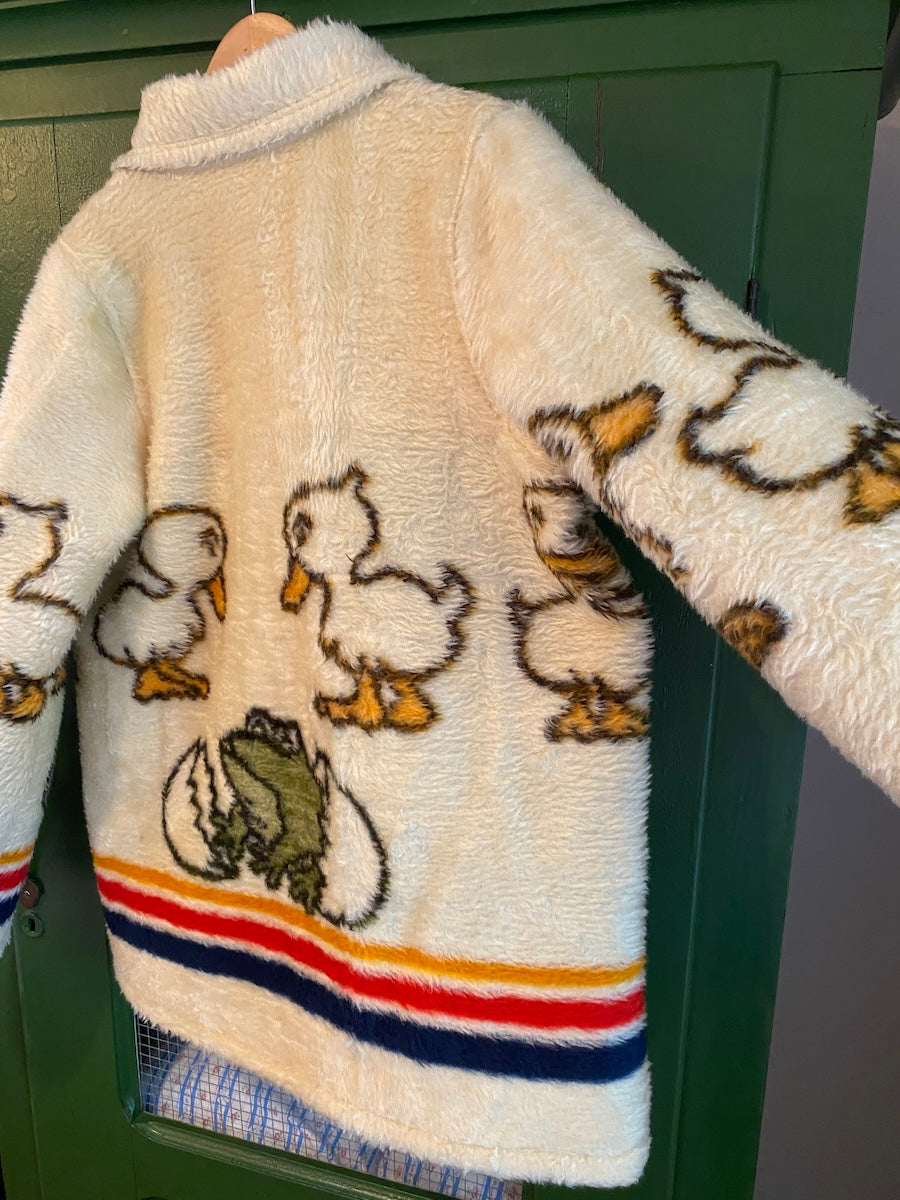 Baby Duck Blanket Coat With Removable Collar