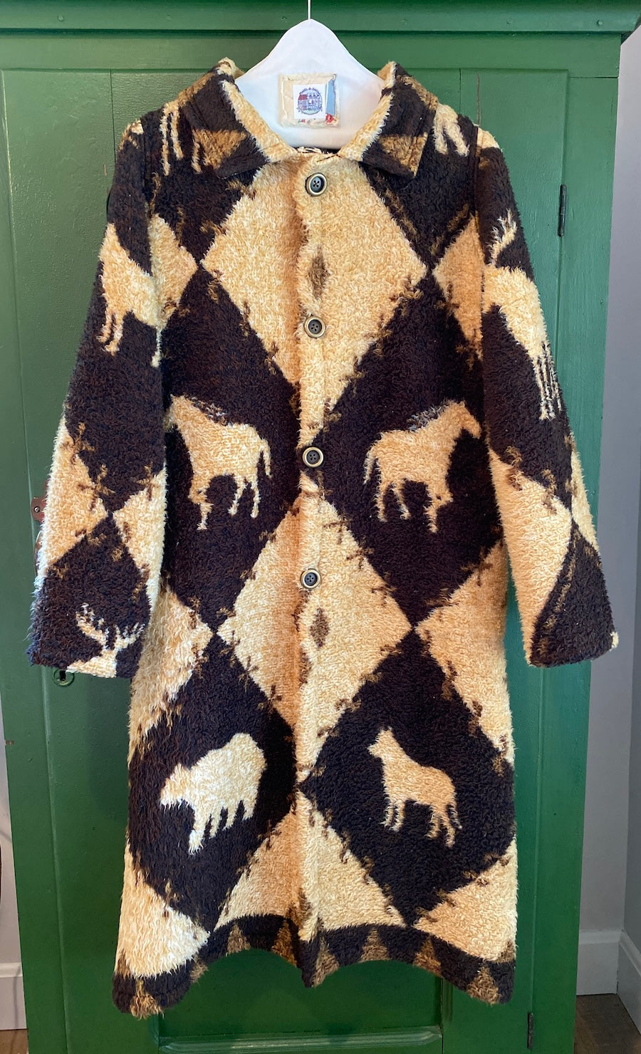 Animals Blanket Coat With Removable Collar