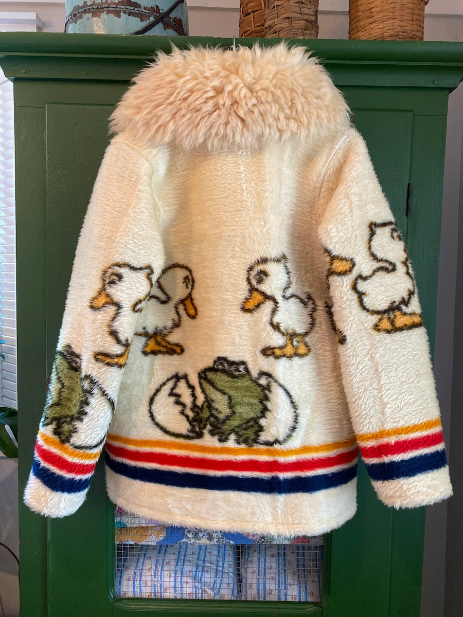 Baby Duck Blanket Coat With Removable Collar