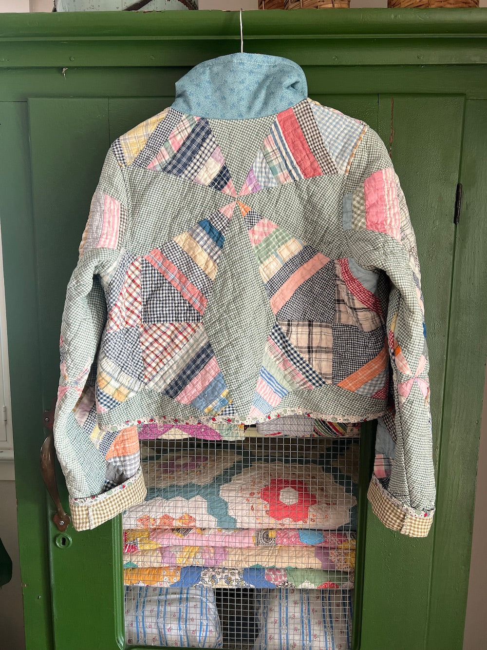 Rocky Road to Kansas Cropped Jacket with Removable Collar