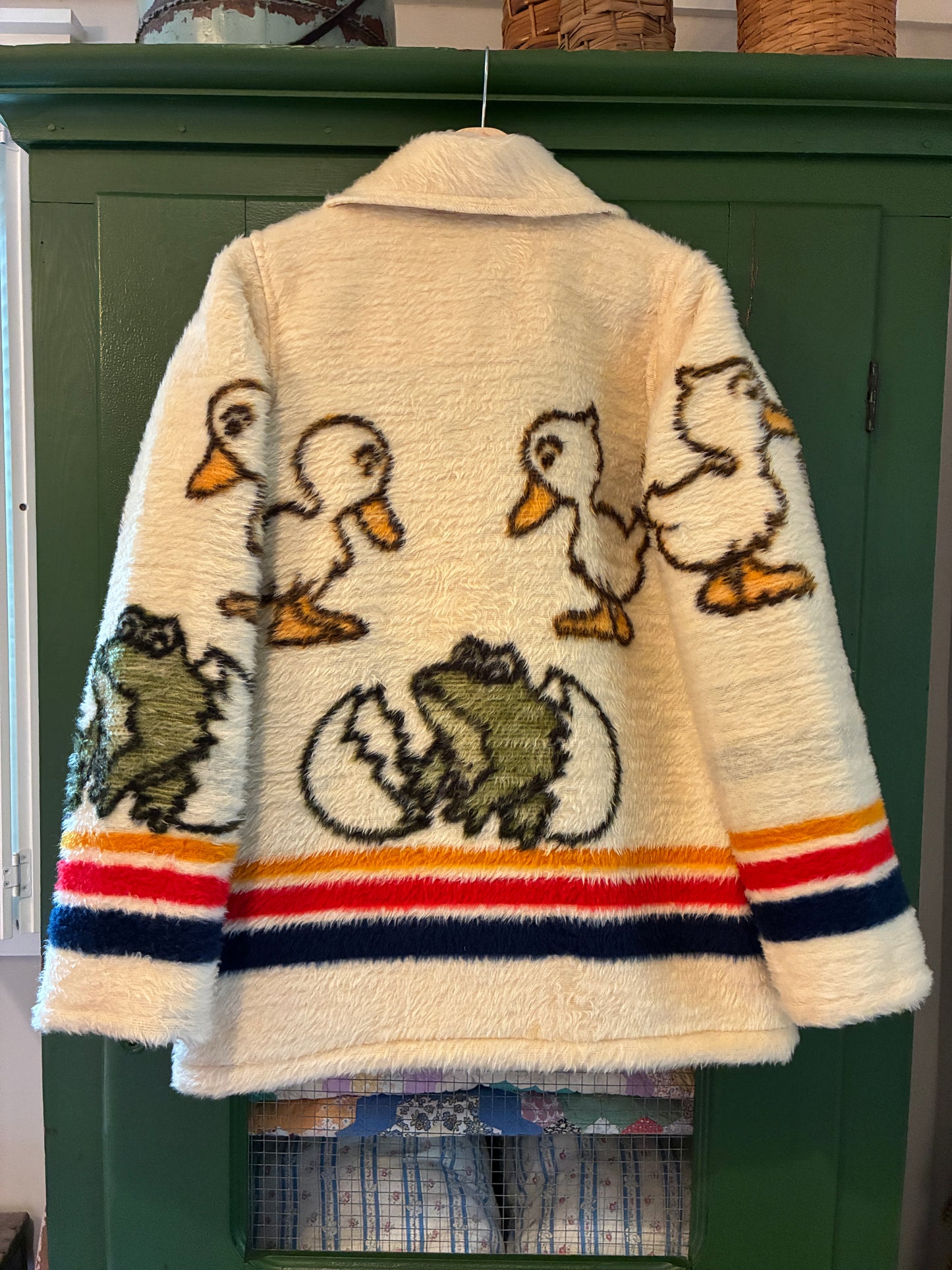 Baby Duck Blanket Coat with Removable Collar