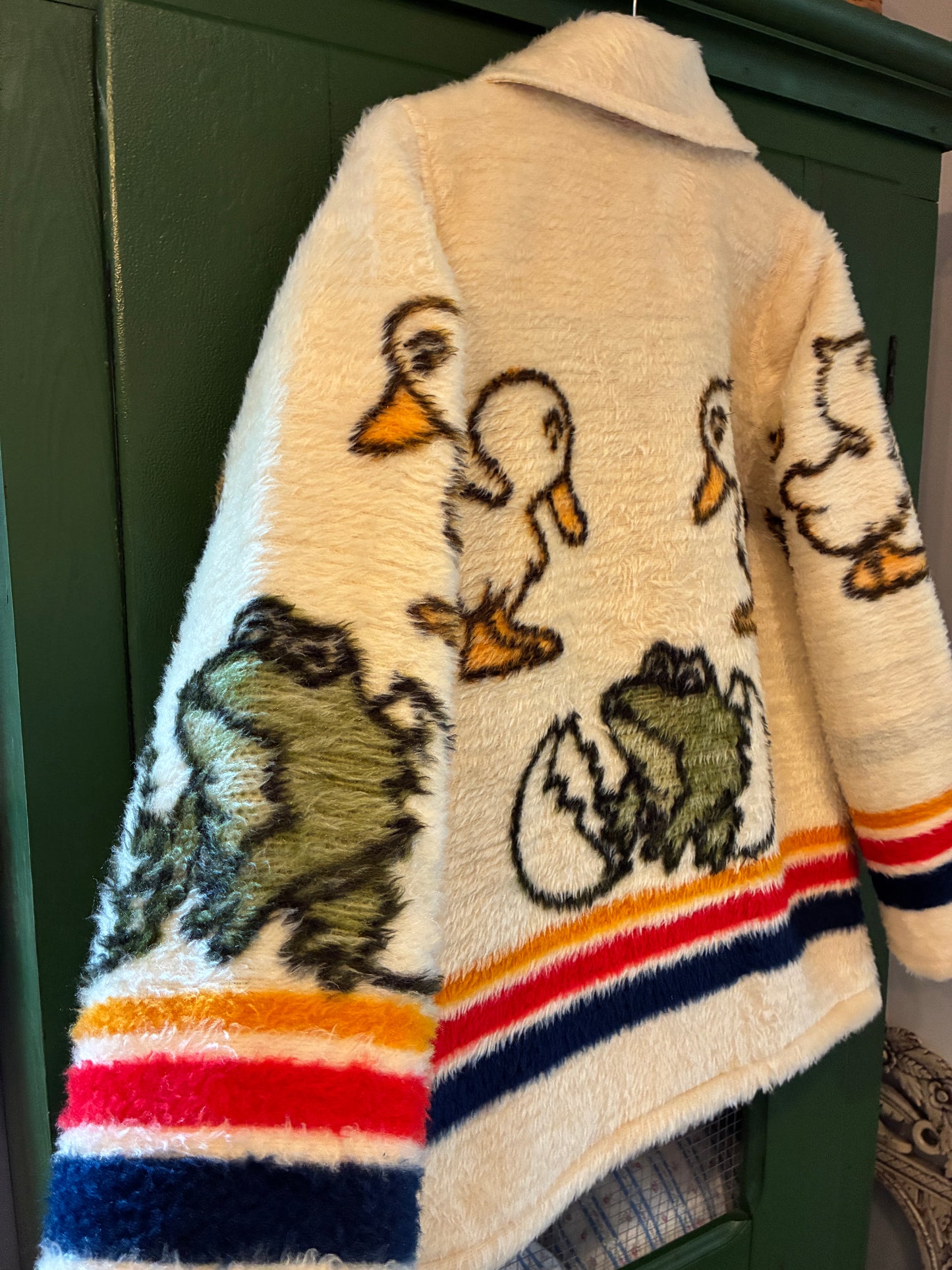 Baby Duck Blanket Coat with Removable Collar