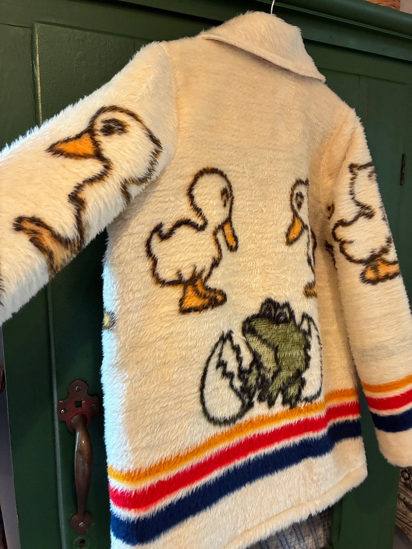 Baby Duck Blanket Coat with Removable Collar