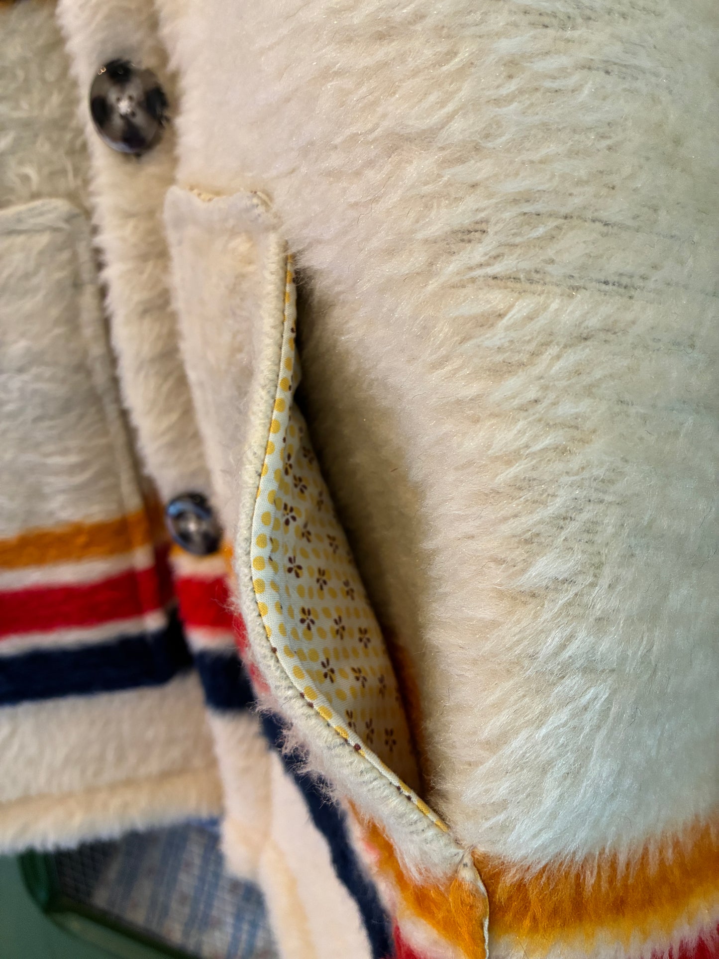 Baby Duck Blanket Coat with Removable Collar