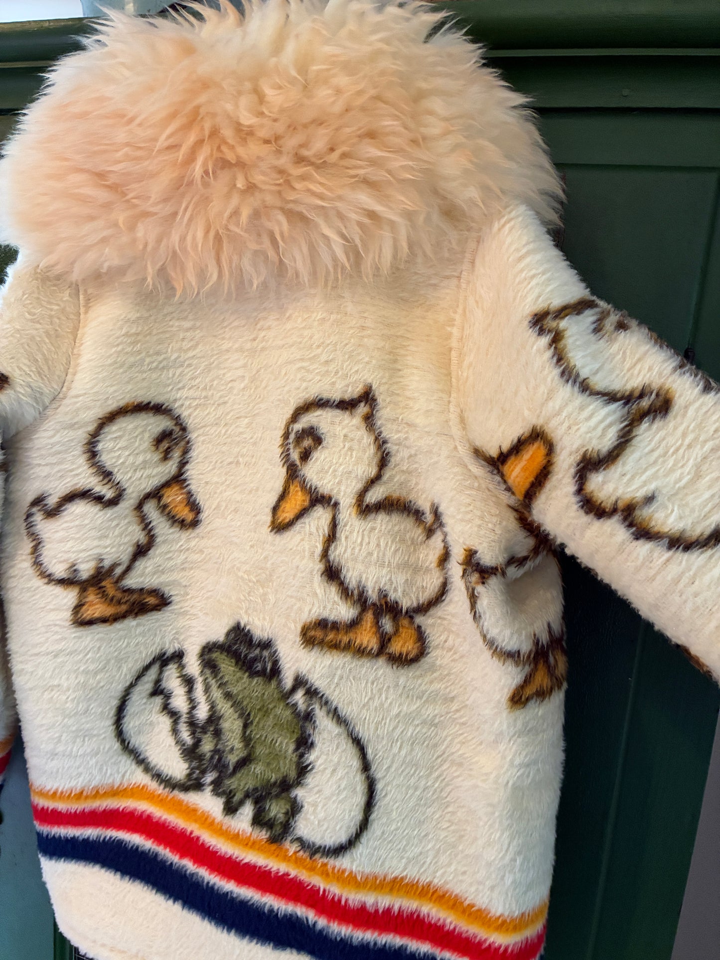 Baby Duck Blanket Coat with Removable Collar