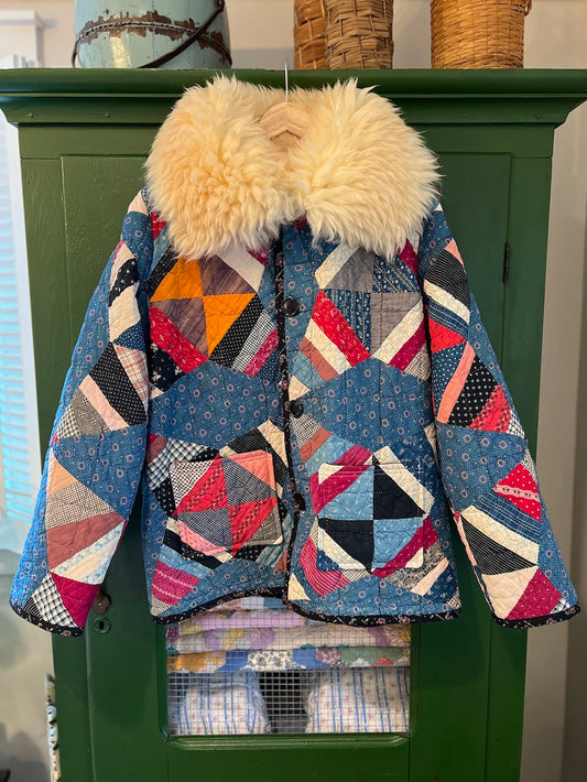 Rocky Road to Kansas Coat with Removable Collar
